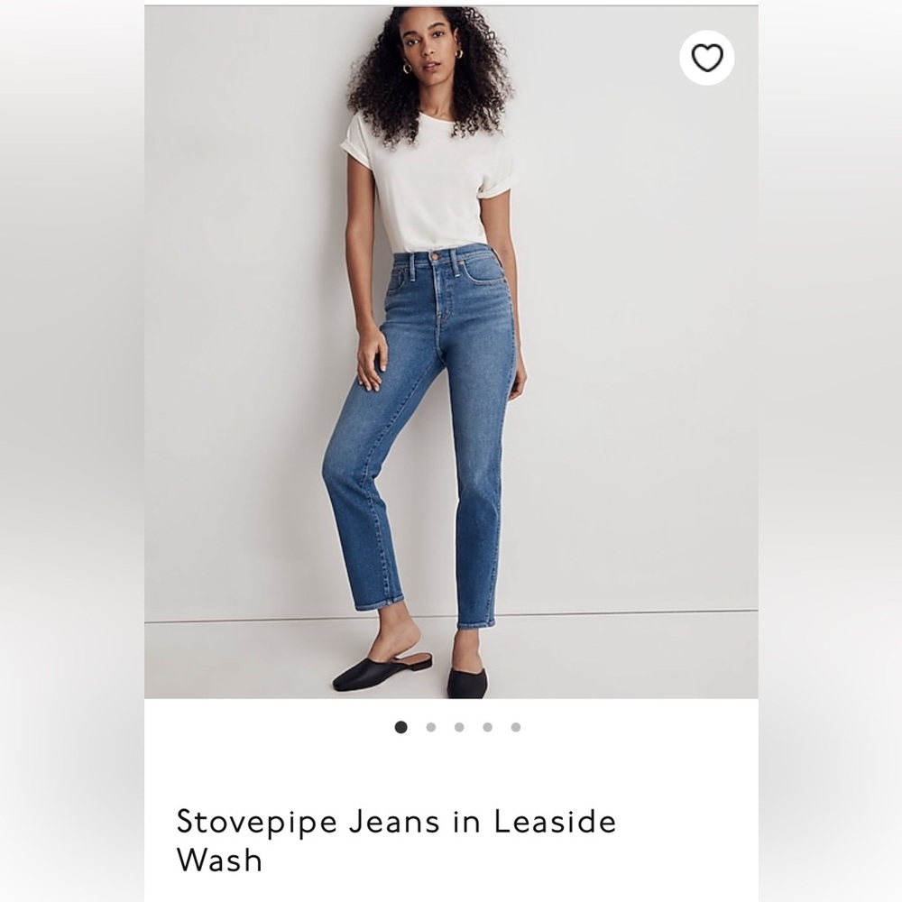 Madewell Jeans Stovepipe in Kline Wash - size 32
